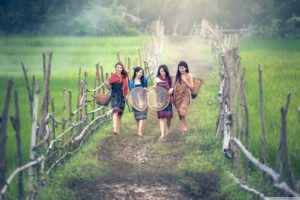 Asian Countryside, Girls
