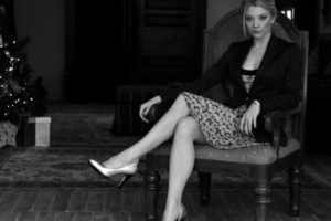 Natalie Dormer In Black & White