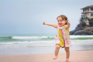 Pretty Good Baby Playing at Beach HD Wallpapers