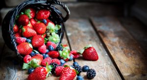 Berries In Basket Macro HD wallpaper