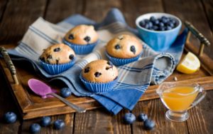Cakes Pastries Blueberries Berries Lemons Fruit  Jam Desserts Sweets Tray Spoon 1680×1050
