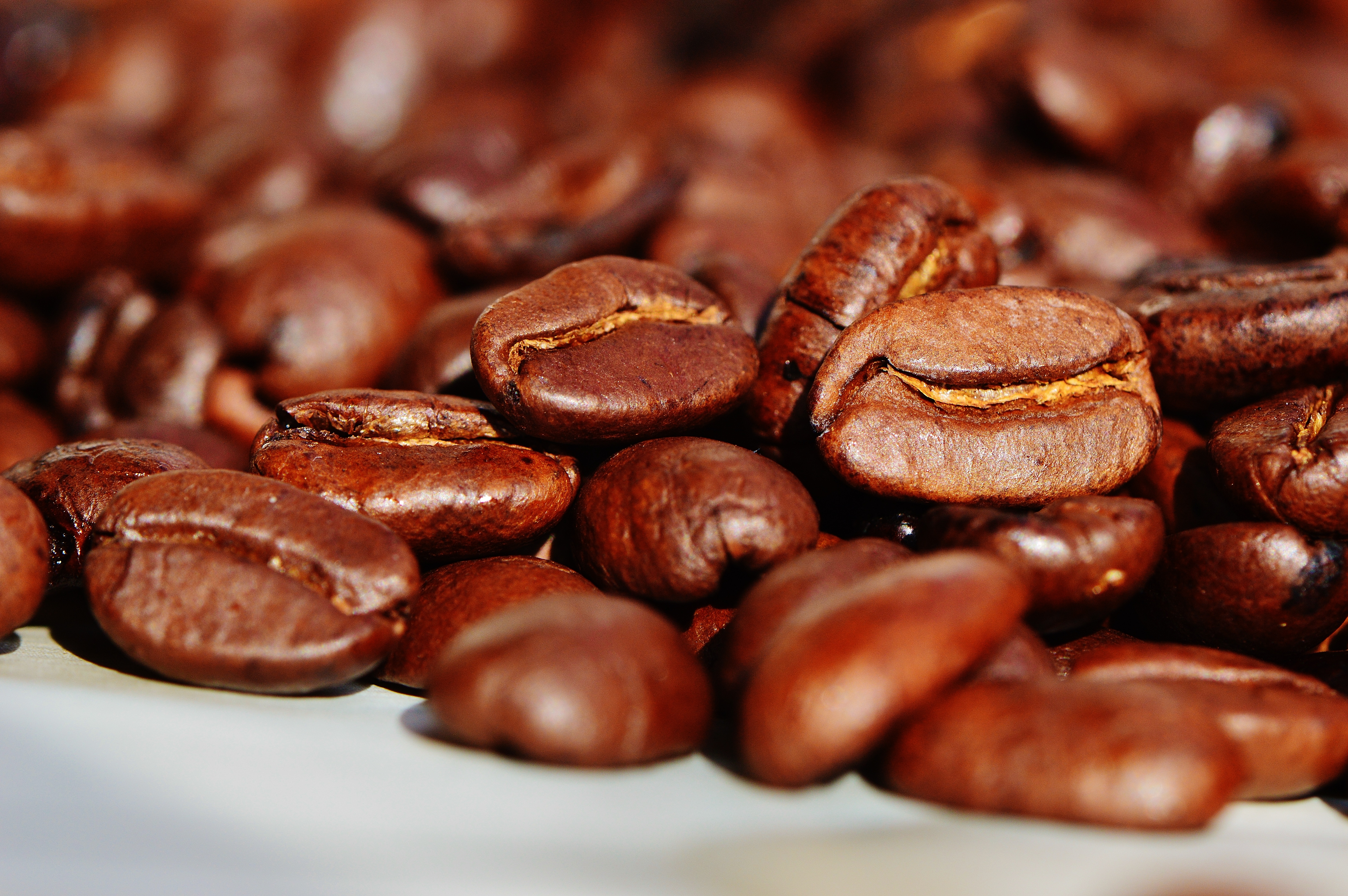 Coffee beans Macro Roasted