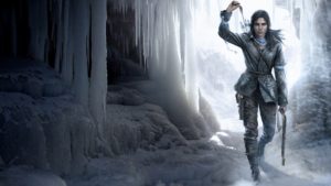 Rise of the tomb raider Tomb raider Ice floes Girl Art
