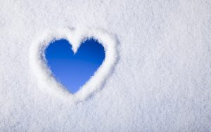 Snow Heart Wallpapers