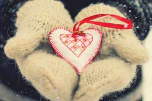 Valentines day, Love, Heart, Mittens, Hands
