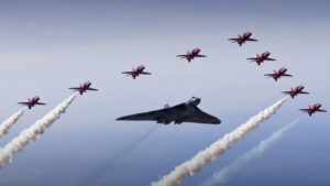 Vulcan Bomber Red Arrows 4K Wallpapers
