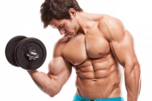 Bodybuilder, arms, abs