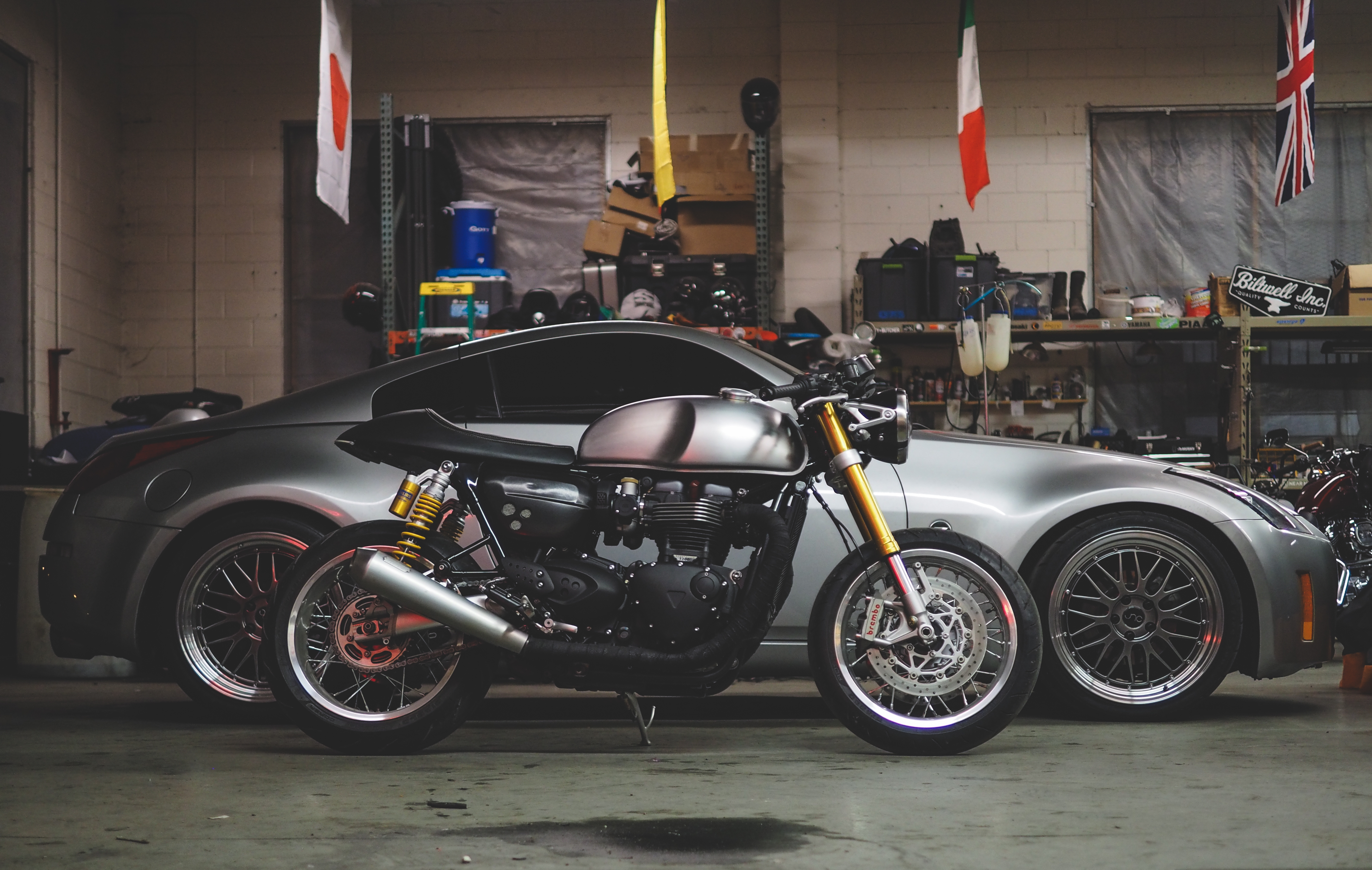 Car Motorcycle Garage