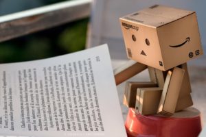 Danboard Book Read Cardboard robot