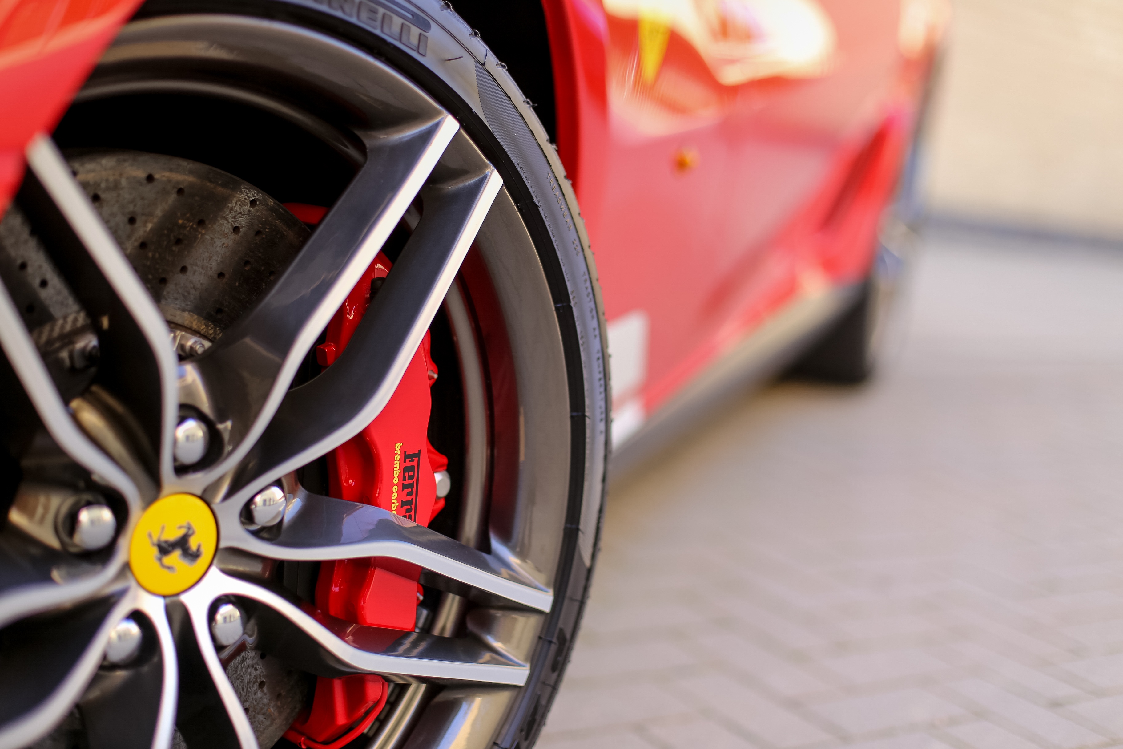Ferrari Tire Wheel Logo