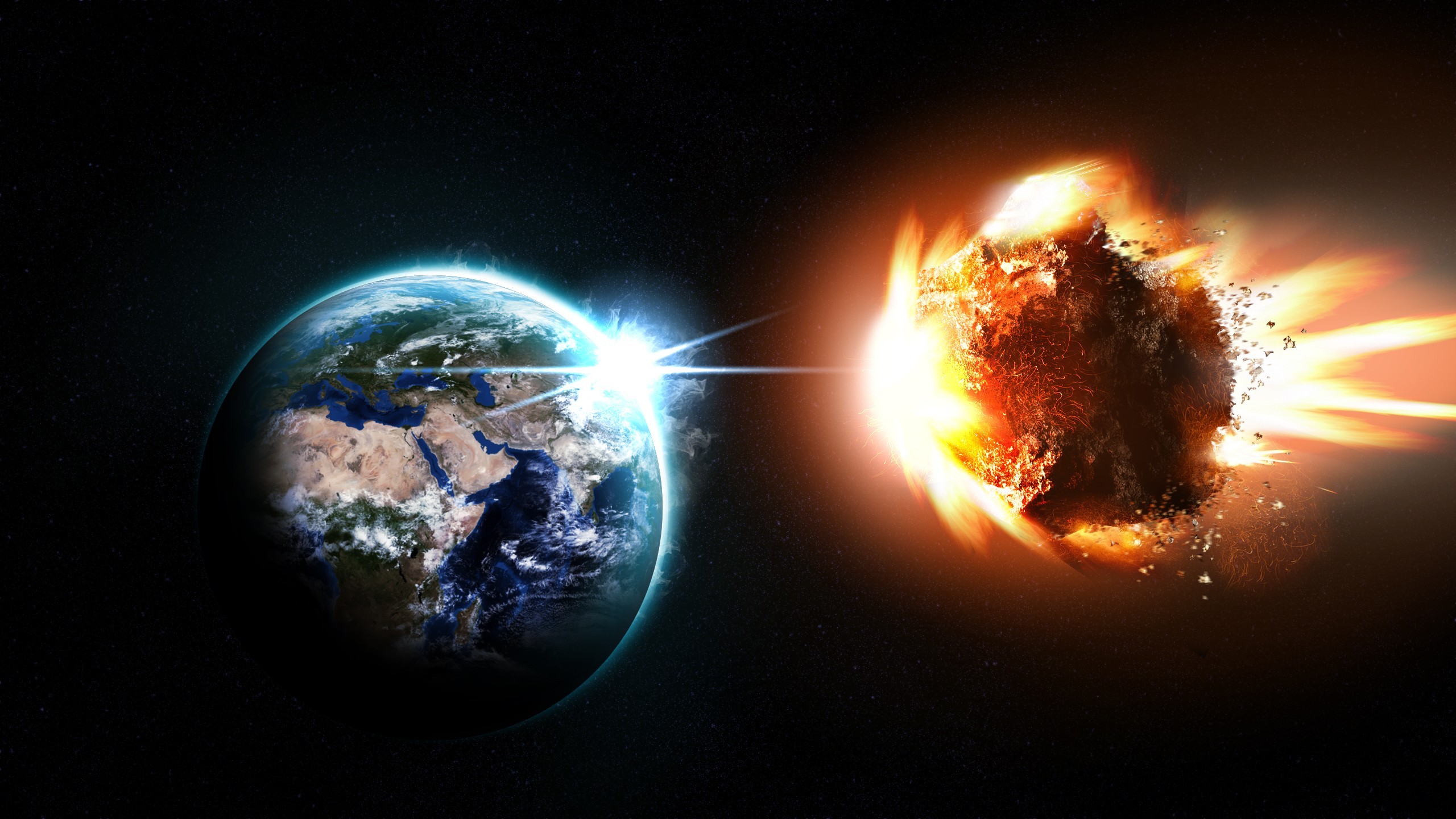 Planet, Meteor Asteroid Comet Blast Space Mac iMac 27