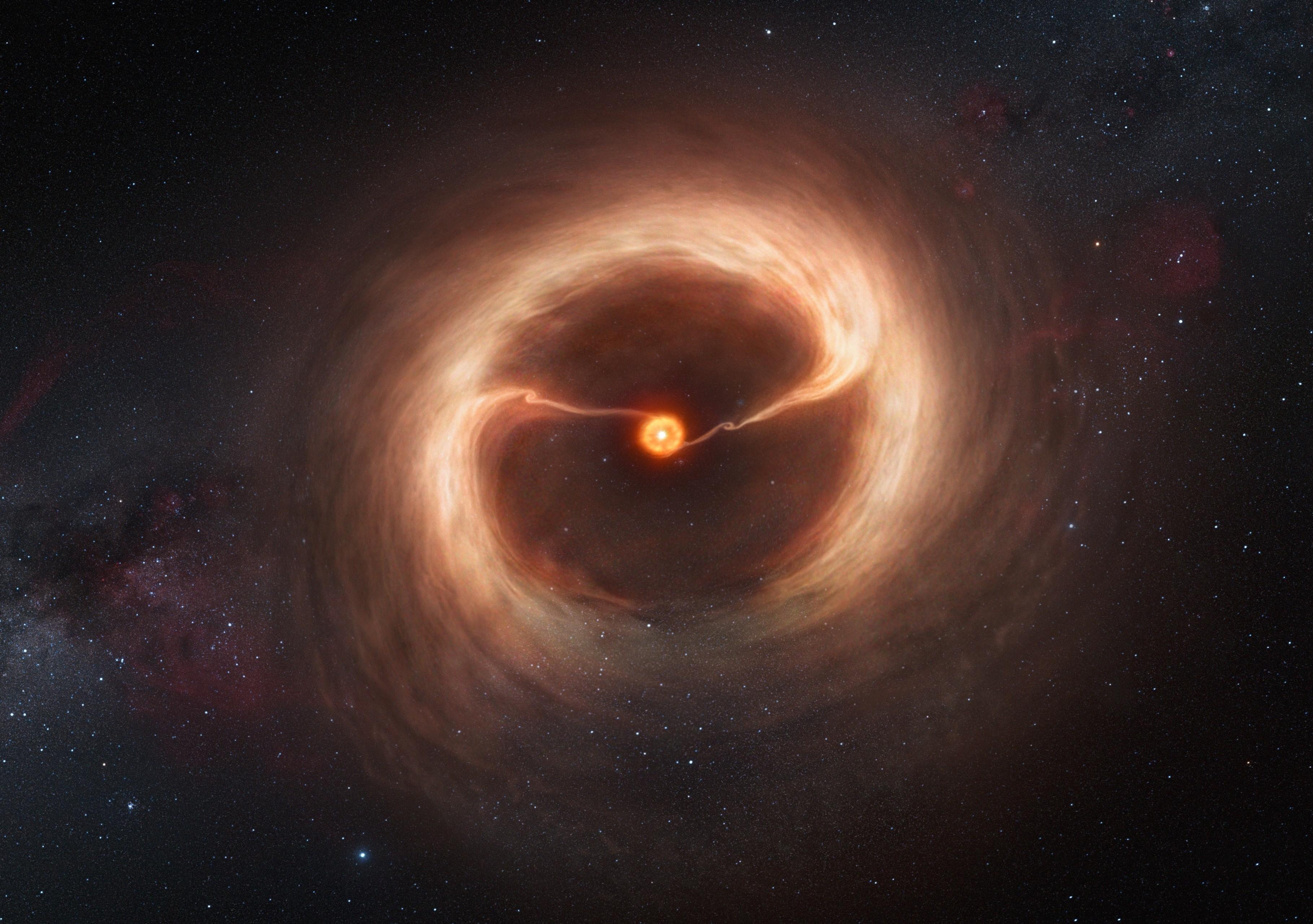 Space Stars Black holes Circles