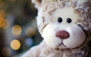 Teddy bear Face Head Flashing Toy