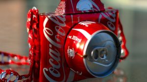 Coca-cola Drink Bank Metal Crafts Fantasy