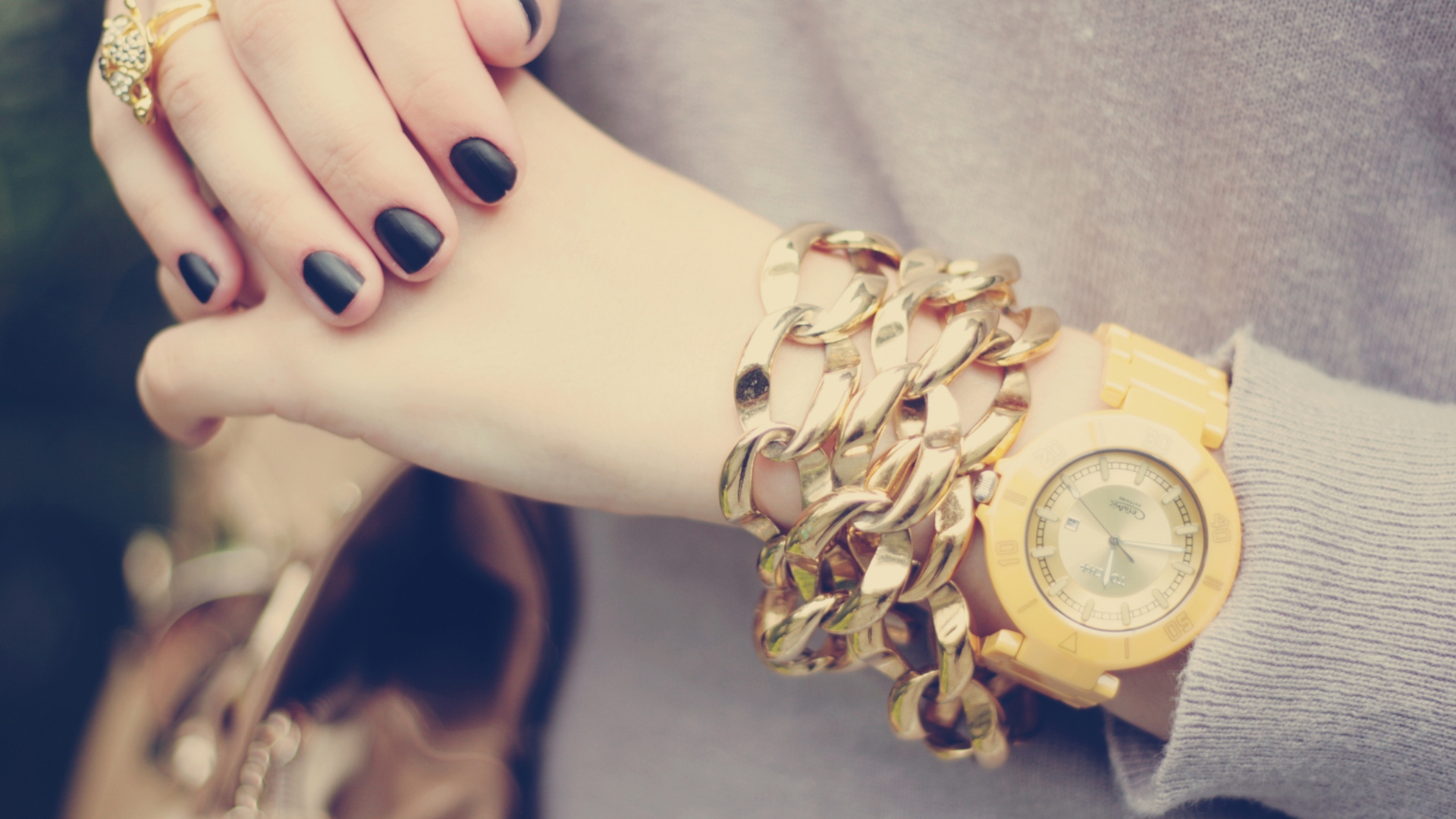 Hands Watches Jewelry Manicure Girl