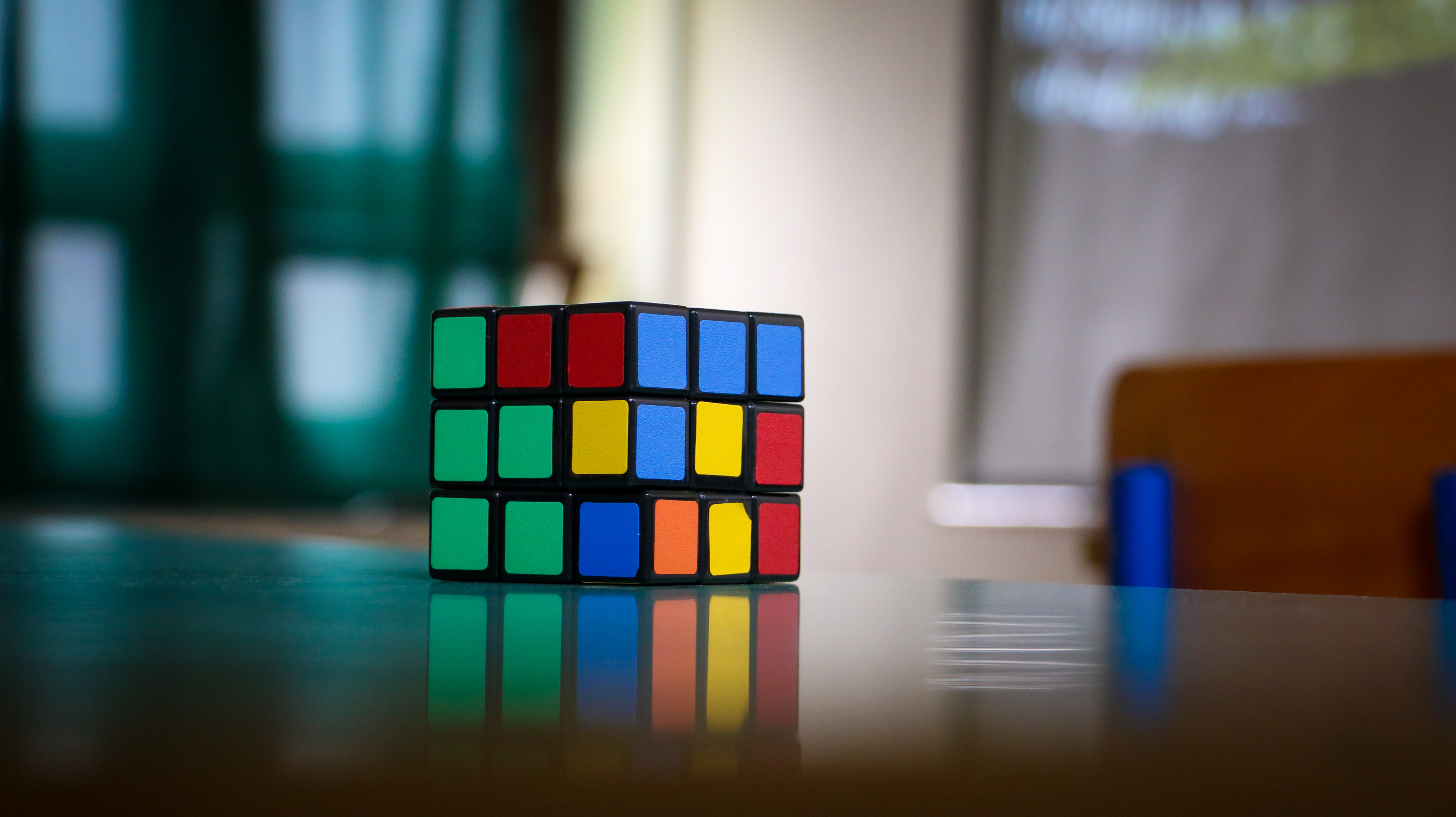 Rubiks cube Puzzle Multi-colored