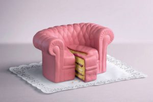 Sofa Pie Piece Pink Napkin Cool for PC & Mac Laptop Tablet Mobile Phone