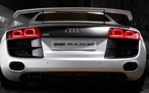 Audi R8 Luxury Car White Symbols Ride