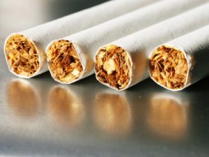 Cigarettes Nicotine Filters White