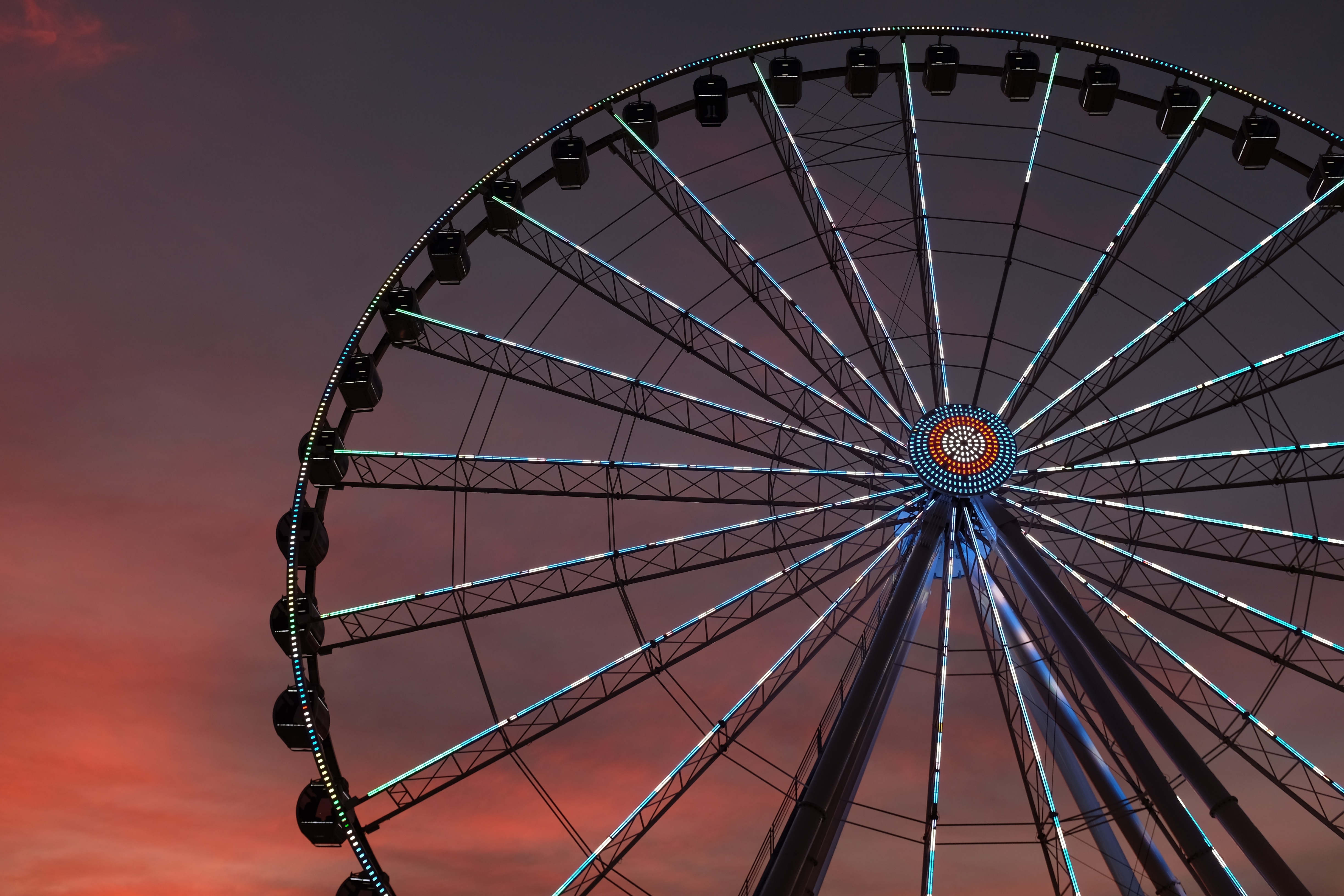 Ferris wheel Attraction Backlight
