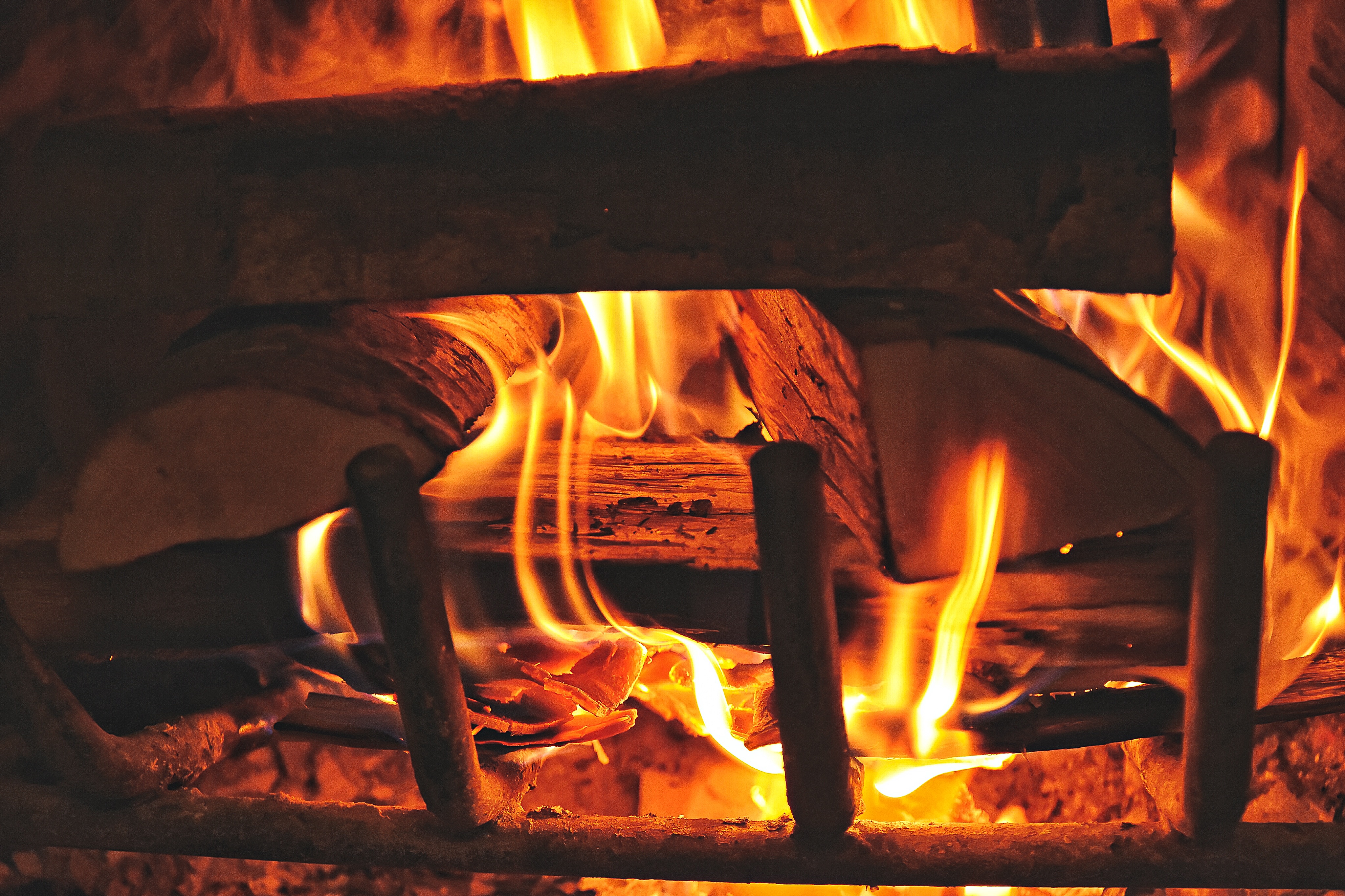 Fireplace Fire Firewood