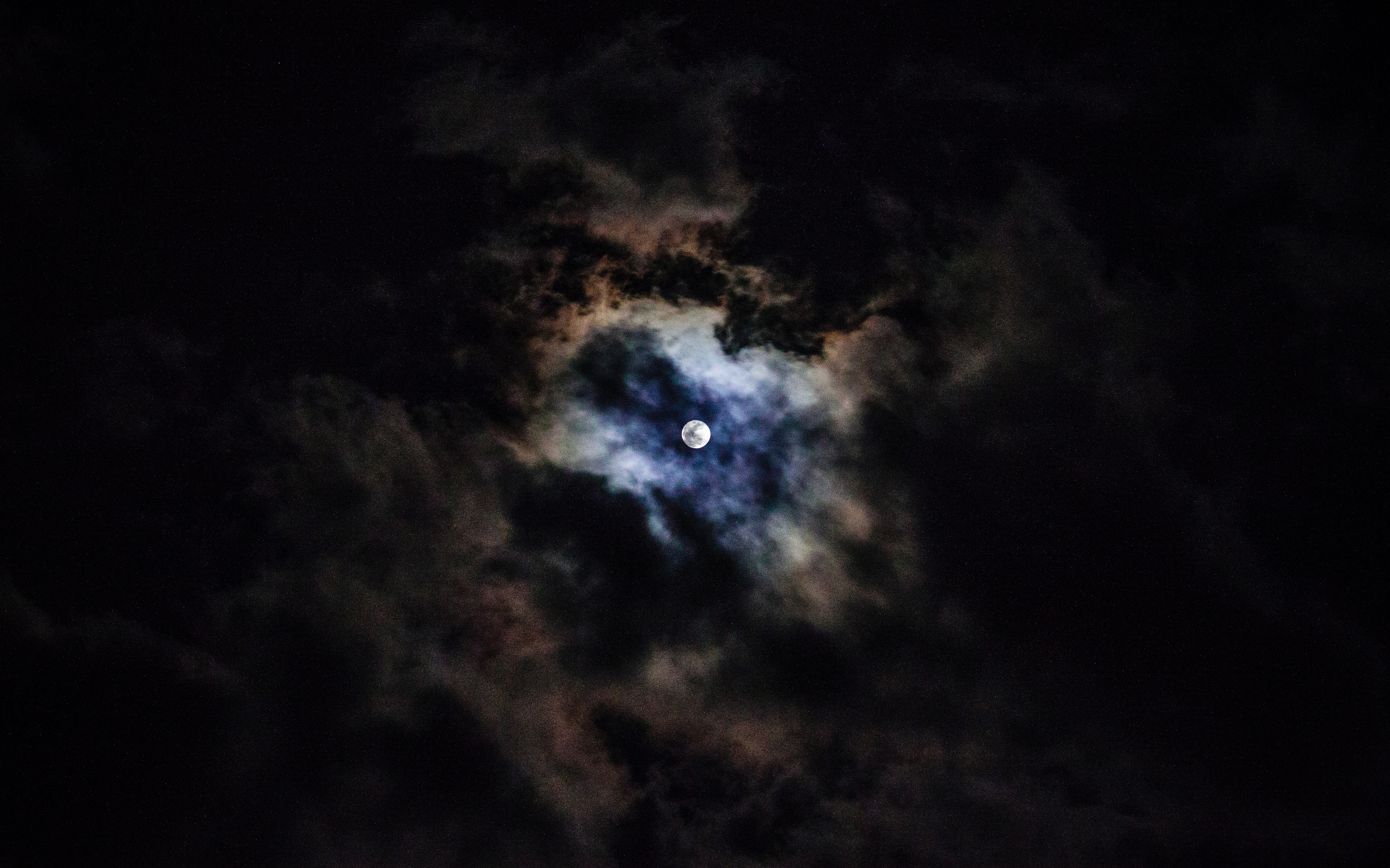 Moon Night Clouds