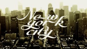 Sign Retro New york