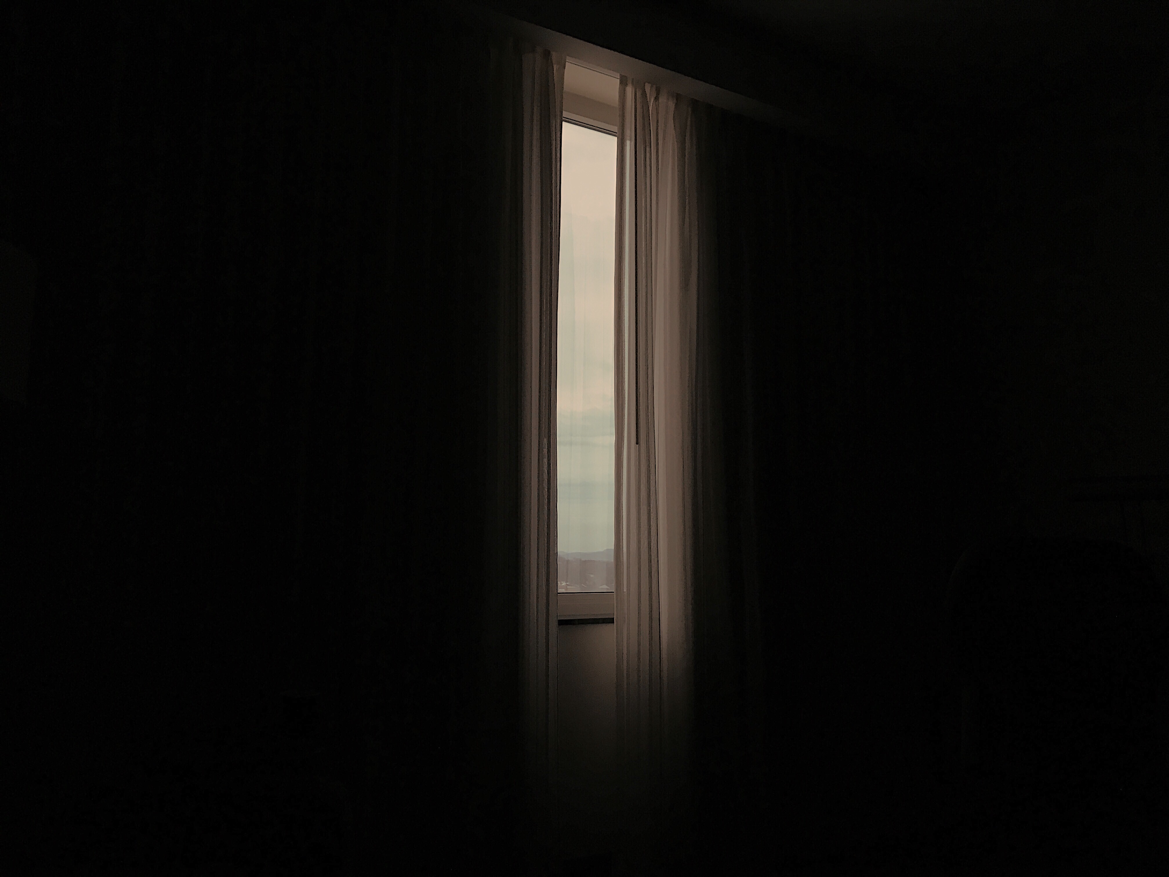 Window Curtains Night