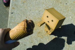 Danboard Boxes Robot Spirits Ice cream Hand Understanding