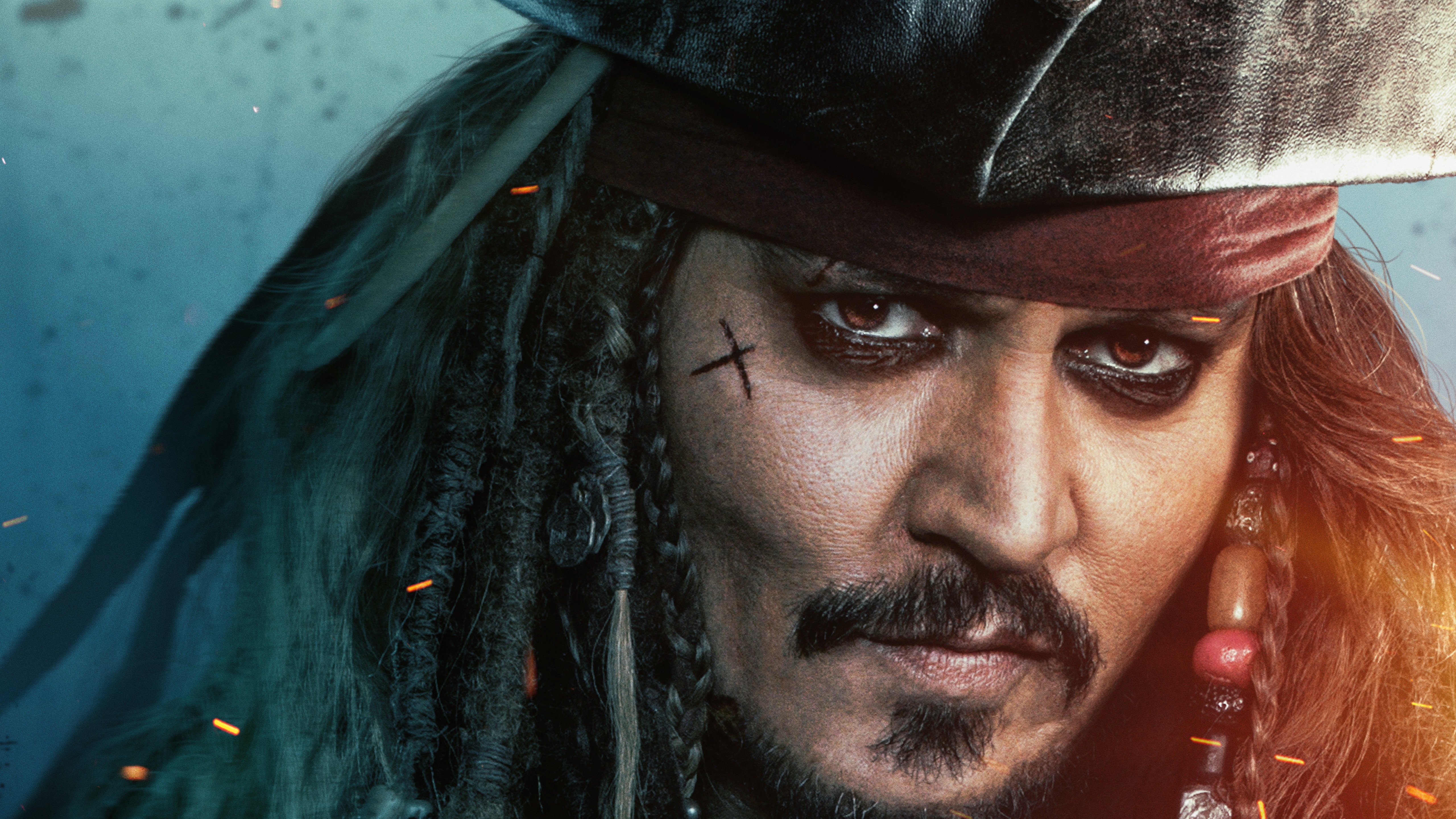 Pirates of the Caribbean Dead Men Tell No Tales Jack Sparrow 5K Wallpapers