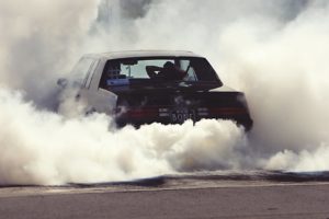 burnout car motion