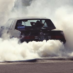 burnout car motion