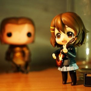 Brown Haired Female Anime Character Figure