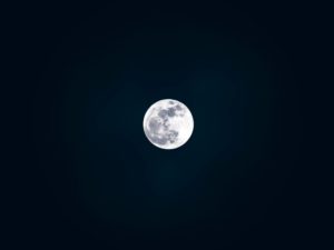 black wallpaper cosmos full moon