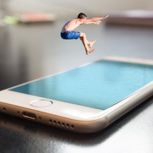 Smartphone Iphone Apple Jump