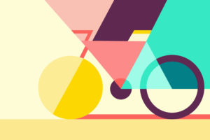 Geometric Abstract Bicycle Wallpapers