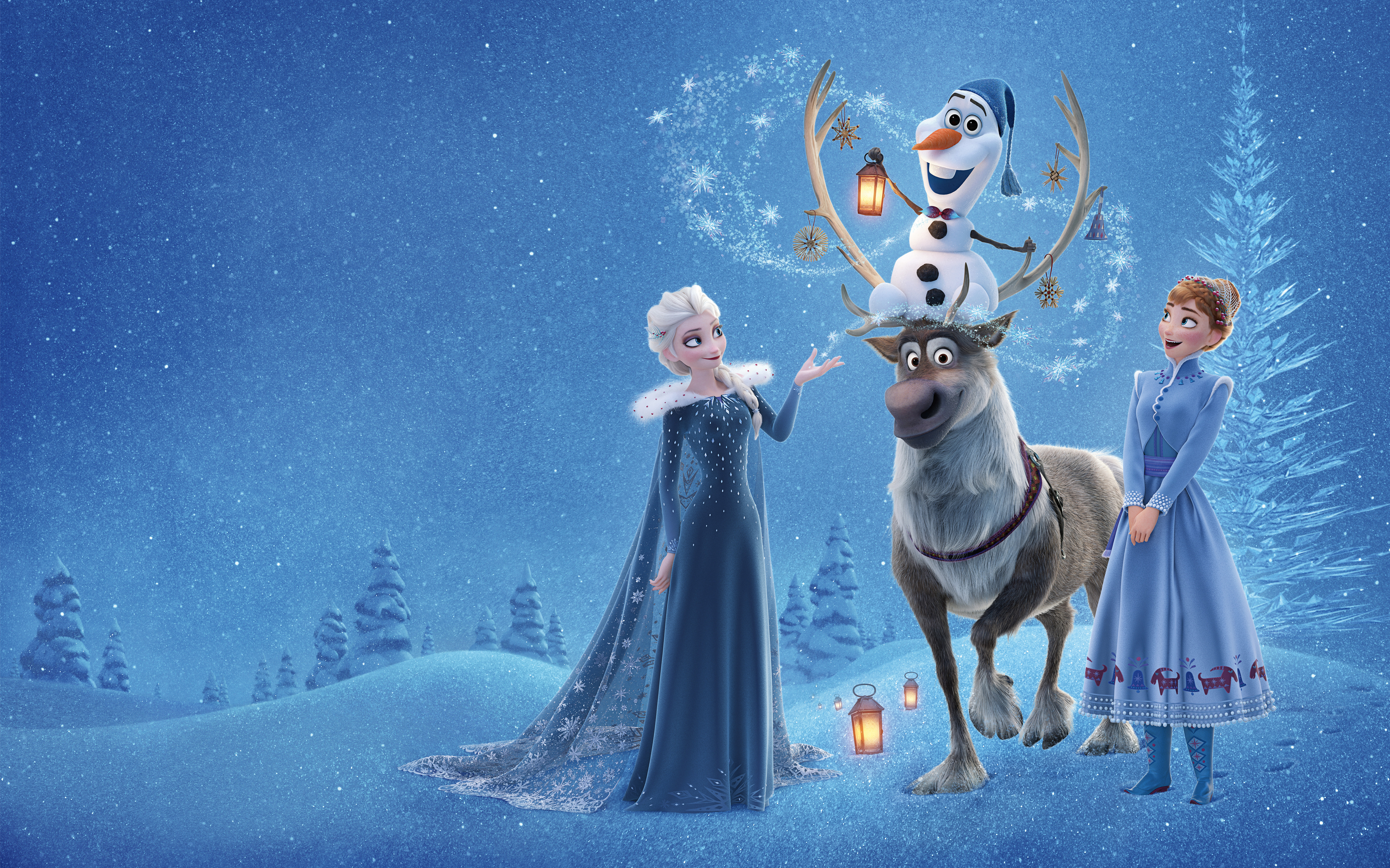 Olafs Frozen Adventure 4K 8K Wallpapers