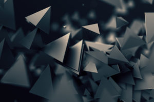 3D Triangles Dark