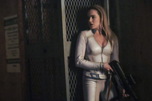Caity Lotz as Sara Lance in Arrow Season 6