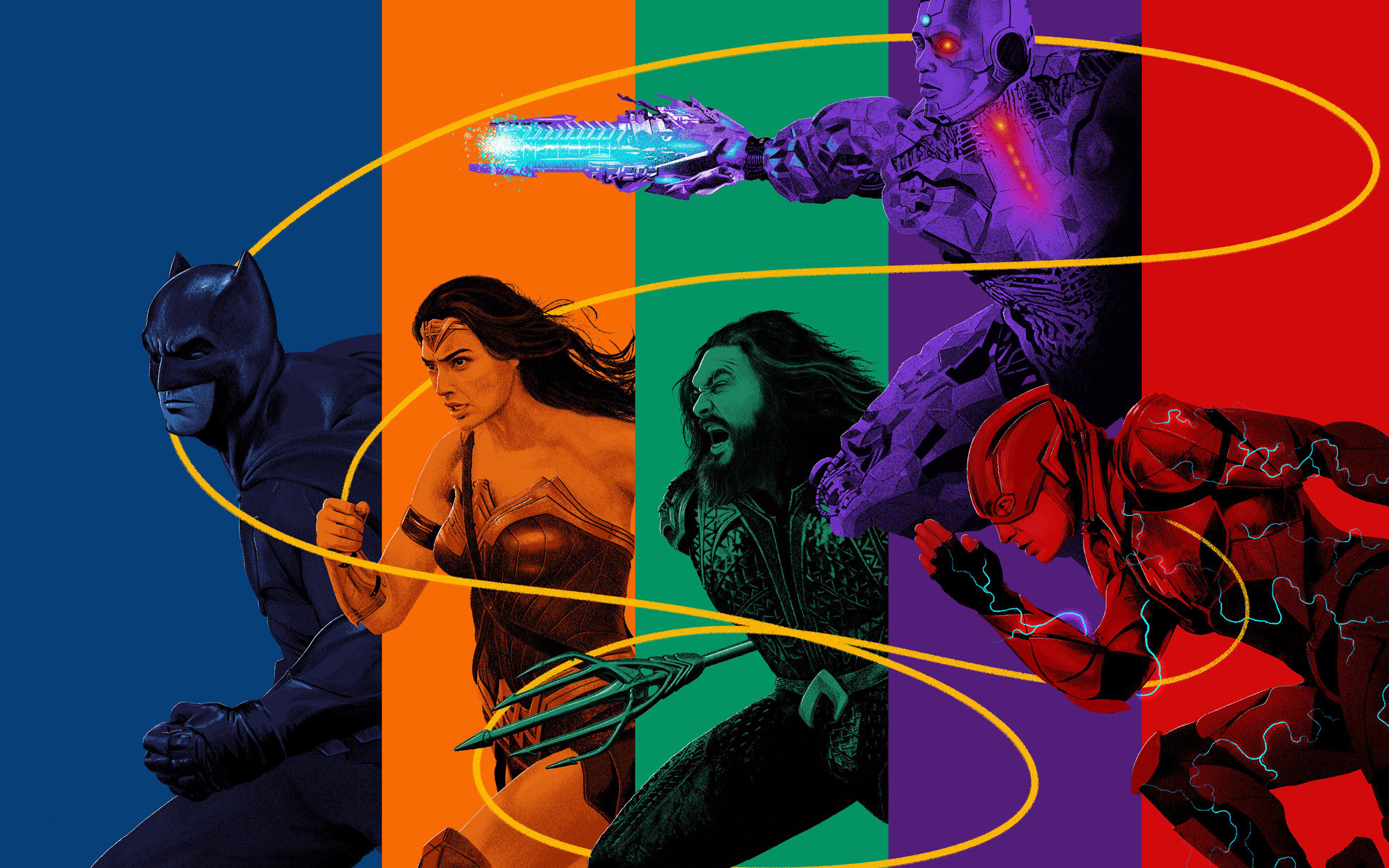 Justice League Movie Superheroes 4K Wallpapers