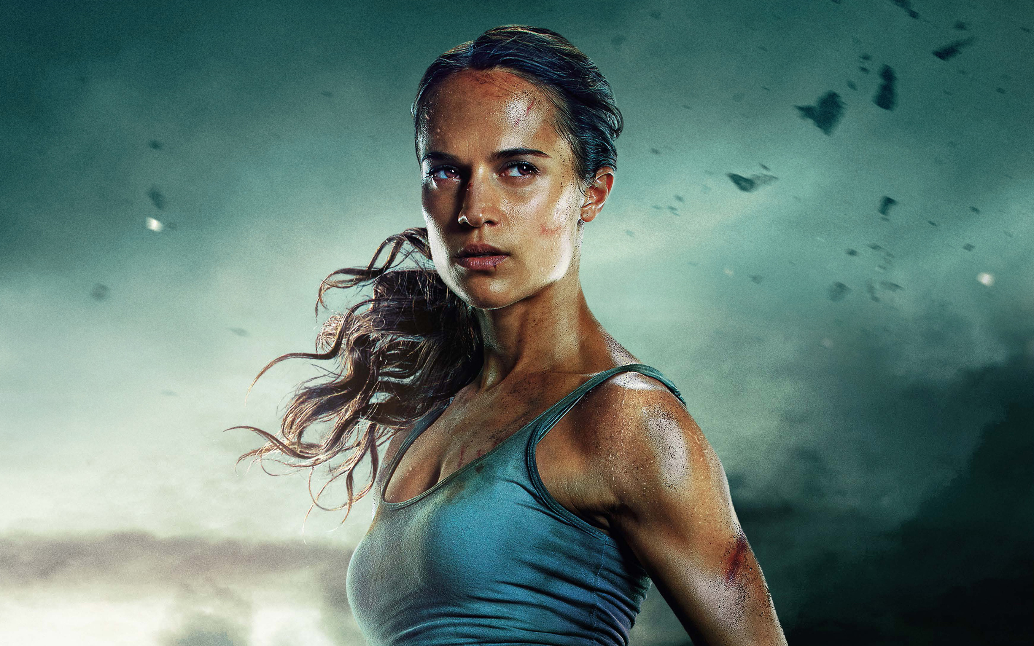 Alicia Vikander as Lara Croft in Tomb Raider Wallpapers