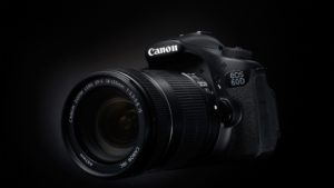 Camera, 60d, Black background, Canon