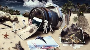 Canon, Clip art, Camera, Photography, Beach