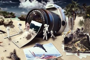 Canon, Clip art, Camera, Photography, Beach