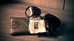 Glasses, Case, Ray ban