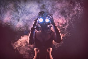 Hot girl Gas Mask Wallpapers