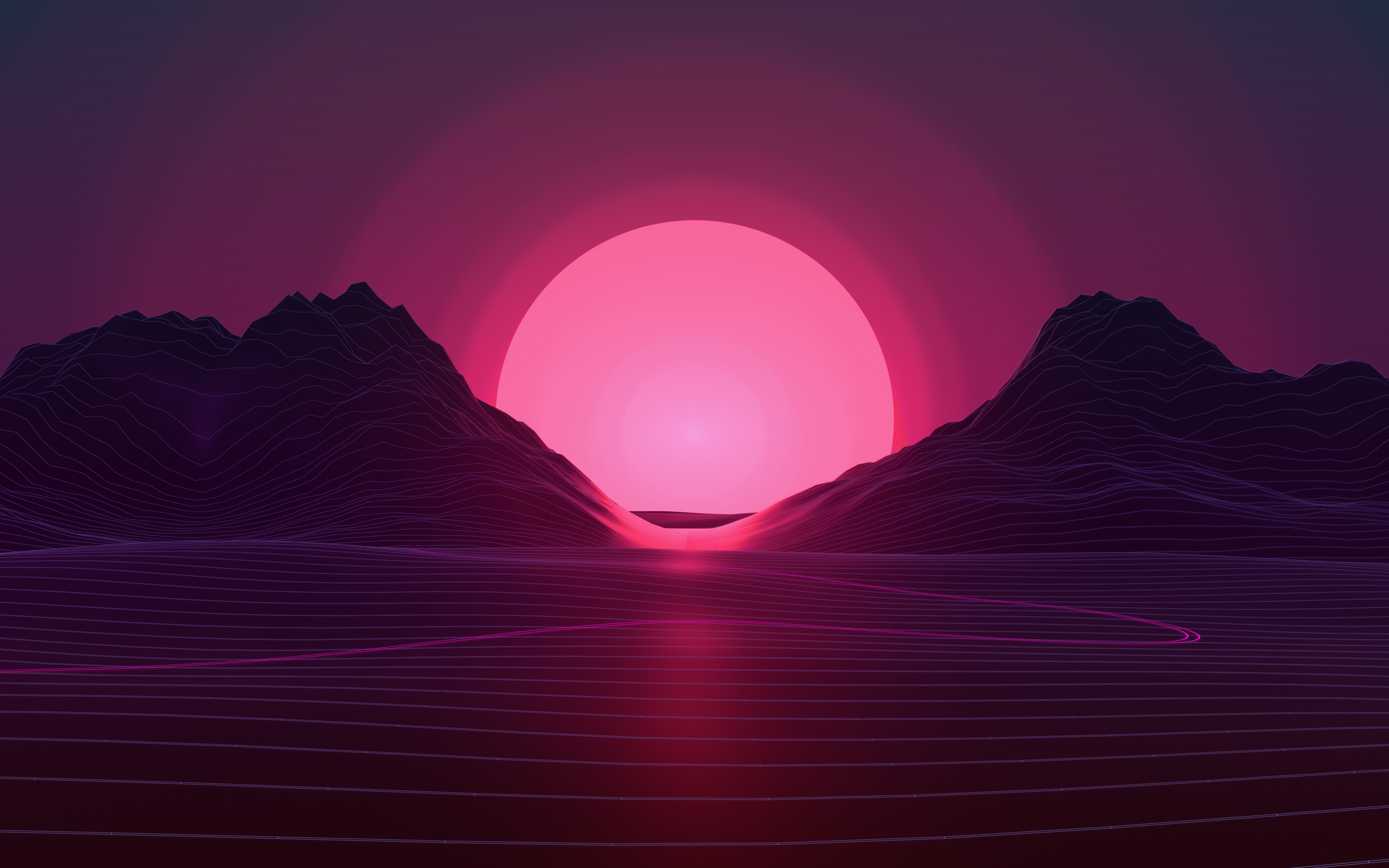 Neon Sunset 4K Wallpapers | HD Wallpapers