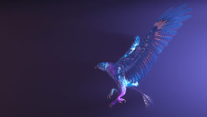 Purple Bird CGI