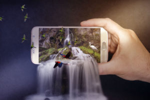 Smartphone Waterfall 4K