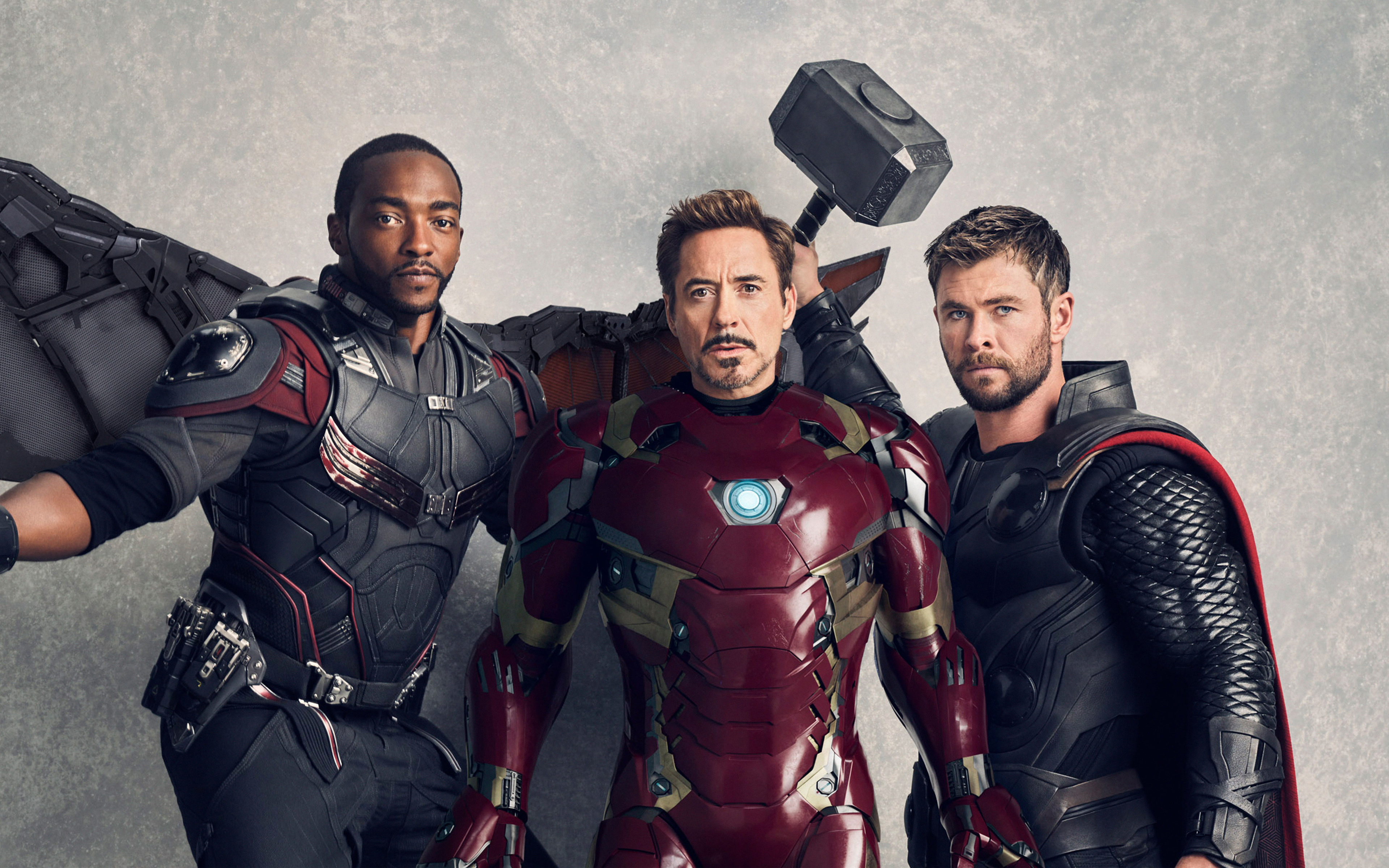 Avengers Infinity War Falcon Iron Man Thor 4K Wallpapers